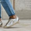 Sneaker SUPRIME 4B12 taupe gold