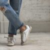 Sneaker SUPRIME 4B12 taupe gold