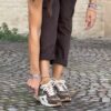 Sneaker combi verde militare