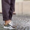 Sneaker combi verde militare
