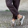Sneaker combi verde militare