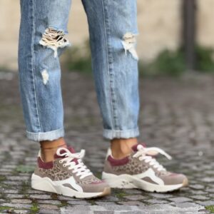 Alternative view of Sneaker combi leo soft
