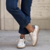 Sneaker PLAY 4B12 glitter acciaio