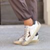Sneaker SUPRIME 4B12 combi leo glitter