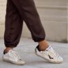 Sneaker SUPRIME 4B12 combi leo glitter