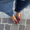 Loafer maculata nappine bordeaux
