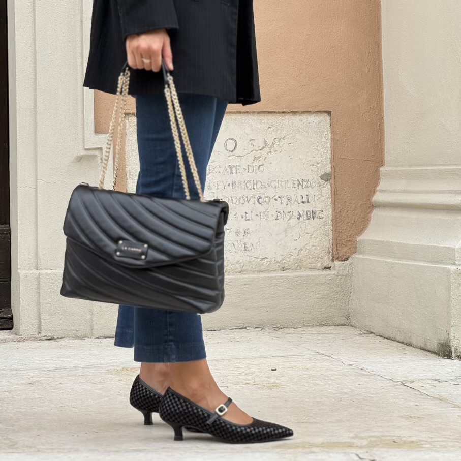 Bowling bag black La Carrie Bowling bag black La Carrie - immagine 6