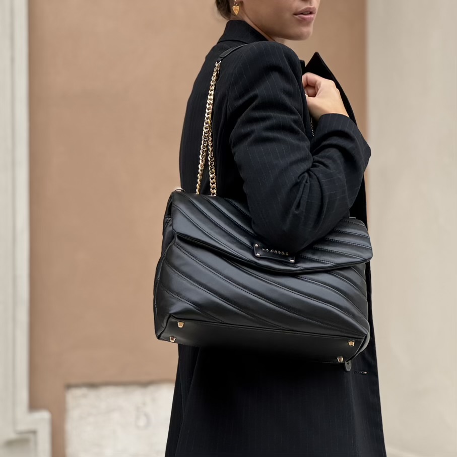 Bowling bag black La Carrie Bowling bag black La Carrie - immagine 5