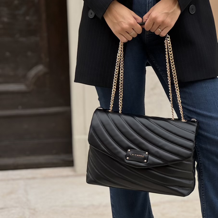 Bowling bag black La Carrie Bowling bag black La Carrie - immagine 4