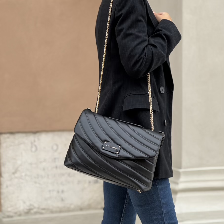Bowling bag black La Carrie Bowling bag black La Carrie - immagine 2