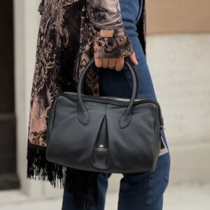 Borsa Emma small tote black Cuoieria Fiorentina