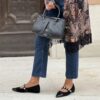 Borsa Emma small tote black Cuoieria Fiorentina