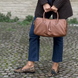 Borsa Emma big tote caramel Cuoieria Fiorentina