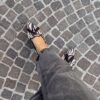 Loafer zebrata nappine testa di moro
