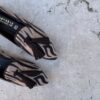 Loafer zebrata nappine testa di moro