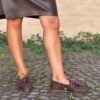 Mocassino stile barca testa di moro