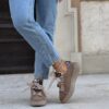 Sneaker platform taupe gioiello Sneaker platform taupe gioiello