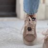 Sneaker platform taupe gioiello Sneaker platform taupe gioiello