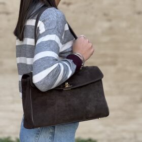 Borsa Lalina testa di moro