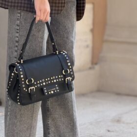 Atena Explosion bag black medium La Carrie