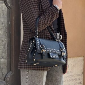 Alternative view of Atena Explosion bag black medium La Carrie