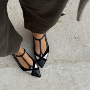 Flat Lisetta combi black