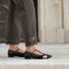 Flat Lisetta combi black