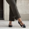 Flat Lisetta combi black
