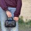 Borsa Eva mini duffle nera Cuoieria Fiorentina