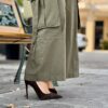 Décolletté Orsay suede testa di moro