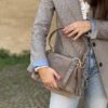 Teddy shoulder bag taupe La Carrie