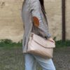 Bowling bag beige La Carrie