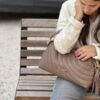 Touchy shopper leather bag Taupe La Carrie Touchy shopper leather bag Taupe La Carrie
