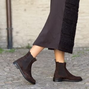 Beatle Mathis suede testa di moro
