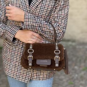 Atena bag Teddy small brown La Carrie