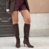 Stivale Orlando suede testa di moro