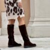 Stivale Josh suede testa di moro