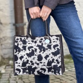 Shopper animalier testa di moro