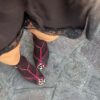 Scarpina T bar Bianca combi leo