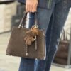 Bauletto suede testa di moro