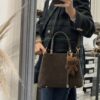 Bauletto suede testa di moro
