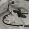 Collana lunga fiocchetto nero