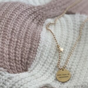 Collana No NAME 80 cm (varie frasi)
