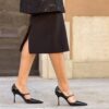 Décolleté Domitilla naplak nero