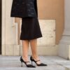 Décolleté Domitilla naplak nero