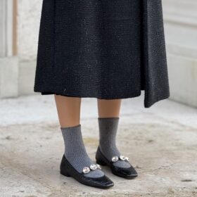 Flat Prosperine Choko black