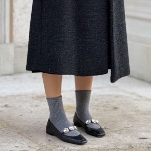 Flat Prosperine Choko black