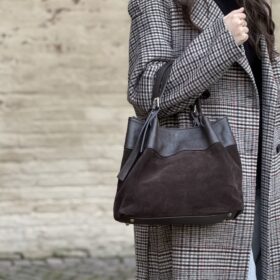 Secchiello suede testa di moro
