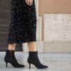 Tronchetto Belize suede nero