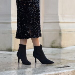 Tronchetto Belize suede nero